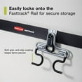 thumbnail image 5 of Rubbermaid FastTrack Garage Storage Wall Mounted Garage Dual Handle Hook, 5 of 7