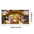 thumbnail image 1 of Póster Navideño para Puerta de Garaje, Fotomurales de Invierno para Exteriores, Decoración de Puertas Grandes para Interiores y Exteriores., 1 of 2