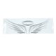 thumbnail image 1 of Adhesivo Reflector 3D De Tono Plata Universal Auto Adhesivo De Patrón De Alas De Angel, 1 of 1