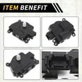 thumbnail image 7 of Unique Bargains HVAC Air Door Actuator Heater Blend Door Actuator for Infiniti QX56 2004-2010 for Nissan Armada 2005-2015 AC Heater Actuator No.604970/27743ZP00A, 7 of 7