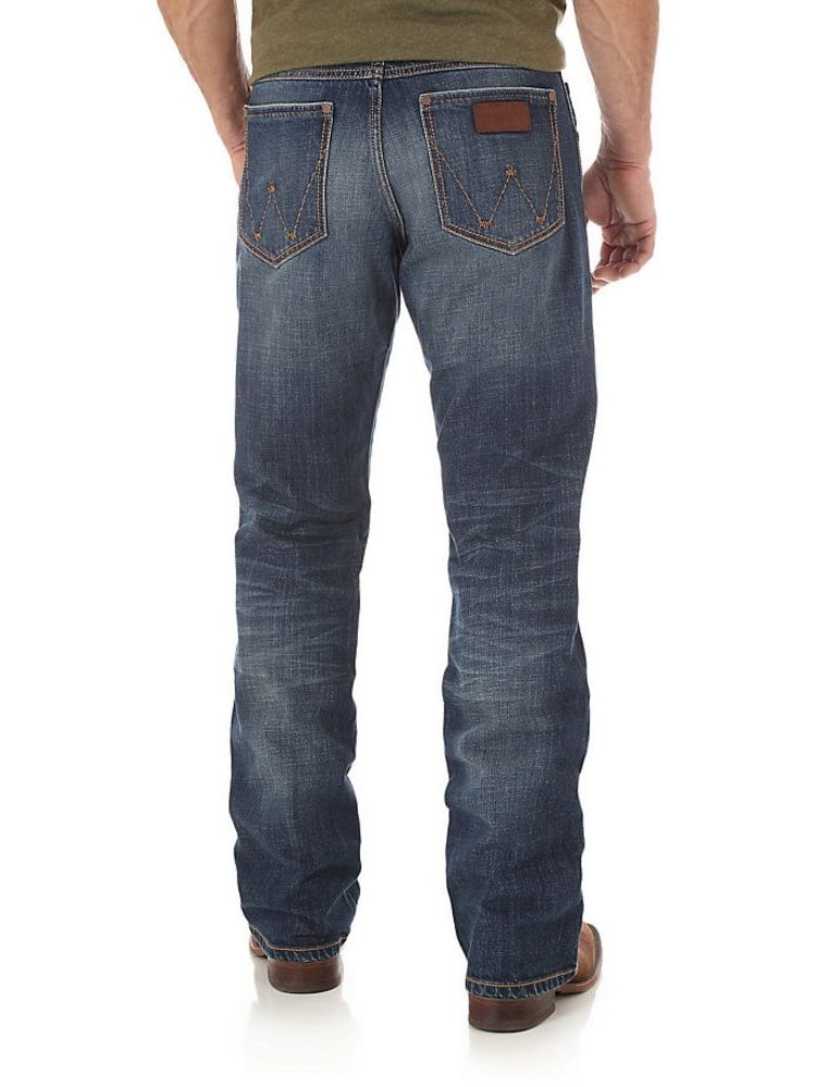 relaxed fit boot cut jeans