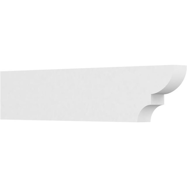 Ekena Millwork RFTP03X08X36RID 8 x 3 x 36 in. Standard Ridgewood Architectural Grade PVC Rafter Tail