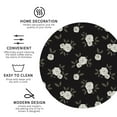 thumbnail image 3 of Yiaed Rose Flowers Print Leather Coasters for Drinks - Cup Coasters Coffee Table Kitchen Table Bar, Home & Office Gifts Handmade Drink Coasters-Round Shape, 3 of 6