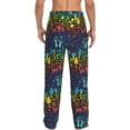 thumbnail image 3 of Disketp Magical Mushrooms and Flowers Men's Pajama Pants - Ultra Soft Fleece Sleep and Lounge Pants (Size: S-XXL), 3 of 6