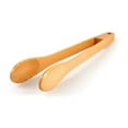 thumbnail image 2 of G S I Outdoors Kitchen Utensil 46123 Rakau; Tong; Natural Oil; Beech Wood; Safe For Non-Stick Coookware, 2 of 3