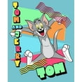thumbnail image 2 of Girl's Tom and Jerry Just Retro Tom  Graphic Tee Tahiti Blue Medium, 2 of 4