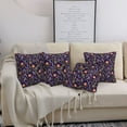 thumbnail image 7 of Throw Pillow Covers, Lavender Flowers Watering Can Soft Square Pillow Cases with Invisible Zipper for Couch Bed Sofa, Farmhouse Fall Home Decor 12"x12", 7 of 7