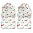 thumbnail image 5 of Fotbe winter Snowflake Dachshund Pattern Automotive Seat Covers for Cars Trucks and SUVs – Car Seat Covers for Front Seats,Protective Seat Covers,Vehicle Seat Covers, Set of 2, 5 of 9