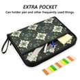 thumbnail image 2 of WOBOGO Dark Green Geometric Shapes Expanding File Folder Letter Size Accordion Filing Organizer 13 Pocket Separate Organ Pocket, 2 of 7