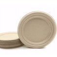 thumbnail image 2 of Jinsinto [50 COUNT] Sugarfiber 7" inch Round Disposable Compostable Paper Plates - Made From Eco-Friendly Plant Fibers, 2 of 3