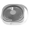 thumbnail image 4 of 1Set Electric Handheld Fan Portable Mini for Student Parties White ABS, 4 of 8