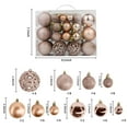 thumbnail image 3 of YIKA 50PCS Christmas Ball Ornaments Christmas Tree Decoration Holiday Multiple Styles Ornaments For Christmas Trees Party Ball Decoration, 3 of 4