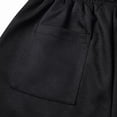thumbnail image 6 of Vhkiploz Drawstring Wide Leg Trousers for Men's Sporty Workout Athletic Joggers Solid Color Daily Pants with Side Pockets, 6 of 8