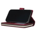 thumbnail image 3 of Feishell for iPhone 12/12 Pro (6.1 inch) Wallet Case for Women Men,Premium PU Leather Magnetic Clasp Zipper 9 Card Slots Folio Flip Holder Shockproof Purse Phone Case with Wrist Strap,Winered, 3 of 8