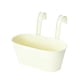 thumbnail image 1 of Maceta colgante de hierro con ganchos de metal desmontables para oficina, exterior, interior, cerca, dormitorio Blanco, 1 of 9