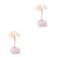 thumbnail image 1 of Matsuzay Árbol de piedras preciosas naturales Exquisita artesanía y amplia aplicación Decoración elegante para el hogar ecológico polvo+polvo 13cm 2Conjunto, 1 of 6