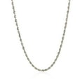 thumbnail image 2 of 2.5mm 14k White Gold Solid Diamond Cut Rope Chain 22 in, 2 of 4