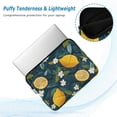thumbnail image 2 of FORMRS 15-15.6 inch Laptop Sleeve Case Soft Carrying Quilted Computer Bag Cover, Green Lemons, 2 of 7