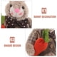 thumbnail image 3 of KAKOWELY Conejo de Pascua decorativo de peluche, adorable muñeco de conejito de Pascua de peluche, 3 of 5