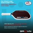 thumbnail image 4 of GRÜVN LAZR-16HD Pickleball Paddle - Red Blend, 4 of 4