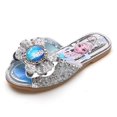 thumbnail image 1 of Zapatos de marca Disney, sandalias de princesa Elsa de Frozen de dibujos animados para niñas, zapatos planos de verano para niñas, sandalias de playa, zapatos Elsa, plantilla de 32 CM Gao Jinjia LED, 1 of 2