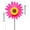 F, variant on Yooshoverk Plastic Sunflower Pinwheel 14 Inch Garden Stake Solar Powered Spinning Decor Bright Yellow Outdoor Yard Art Toy