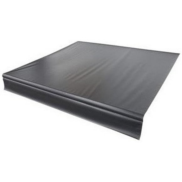 Lippert Composants Tissu pour Auvent V000521811 Solera; pour Auvents de Patio; pour Auvents de 21 Pieds; Extension de 20 Pieds 1 Pouce x 8 Pieds; Noir Solide; Tissu Anti-Rayures/anti-Moisissure
