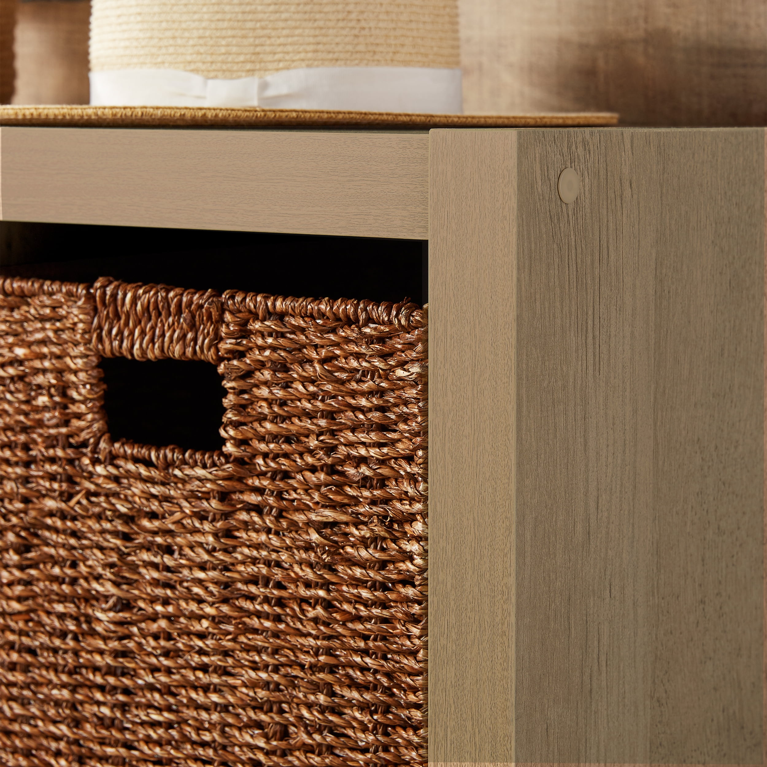 Better Homes & Gardens 6-Cube Storage Organizer, Natural