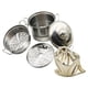 thumbnail image 5 of Utensilios de cocina de juguete para cocinar, olla de acero inoxidable, juego de rol, juguete educativo de cocina, juego de simulación para niñas,, 5 of 9