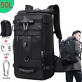 thumbnail image 2 of 50L Waterproof Durable Travel Backpack Men Women Multifunction 17.3 Laptop Backpacks Male outdoor Luggage Bag mochilas My Lux Decor Round, 2 of 17