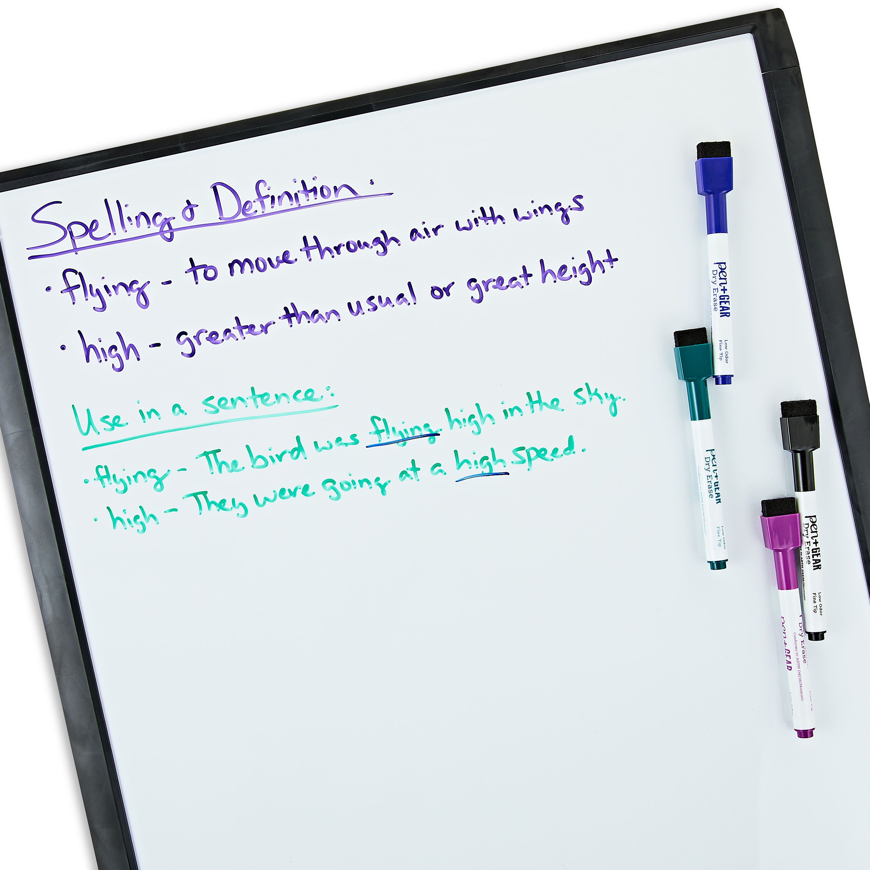 Pen+Gear Magnetic Dry Erase Board, 17" x 23" photo 6
