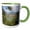 Green/White, variant on 3drose, Kizkumu Maidens Beach Orhaniye Bozburun Peninsula, 11oz Magic Transforming Mug
