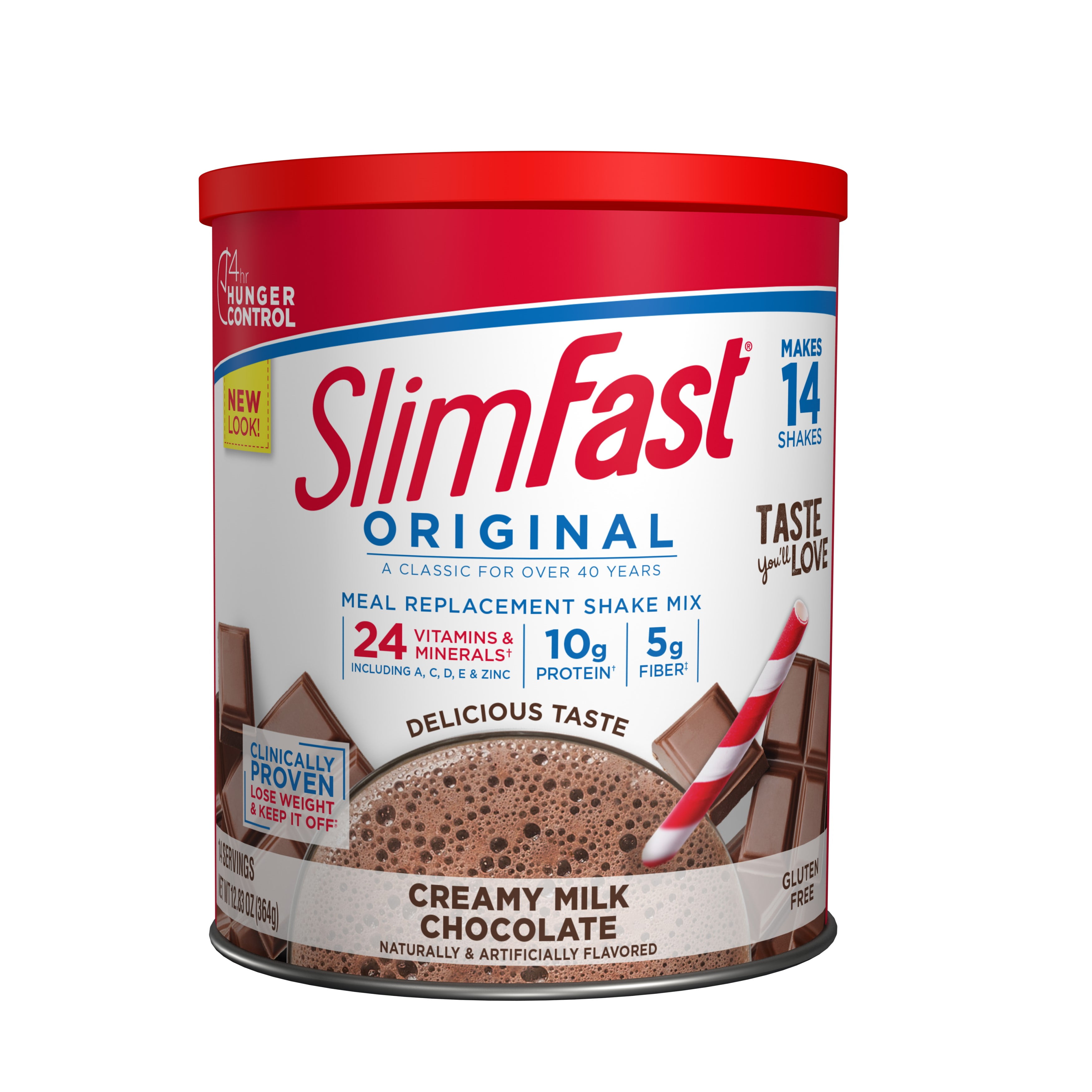 SlimFast Original Meal Replacement Shake Mix Powder, Creamy Milk