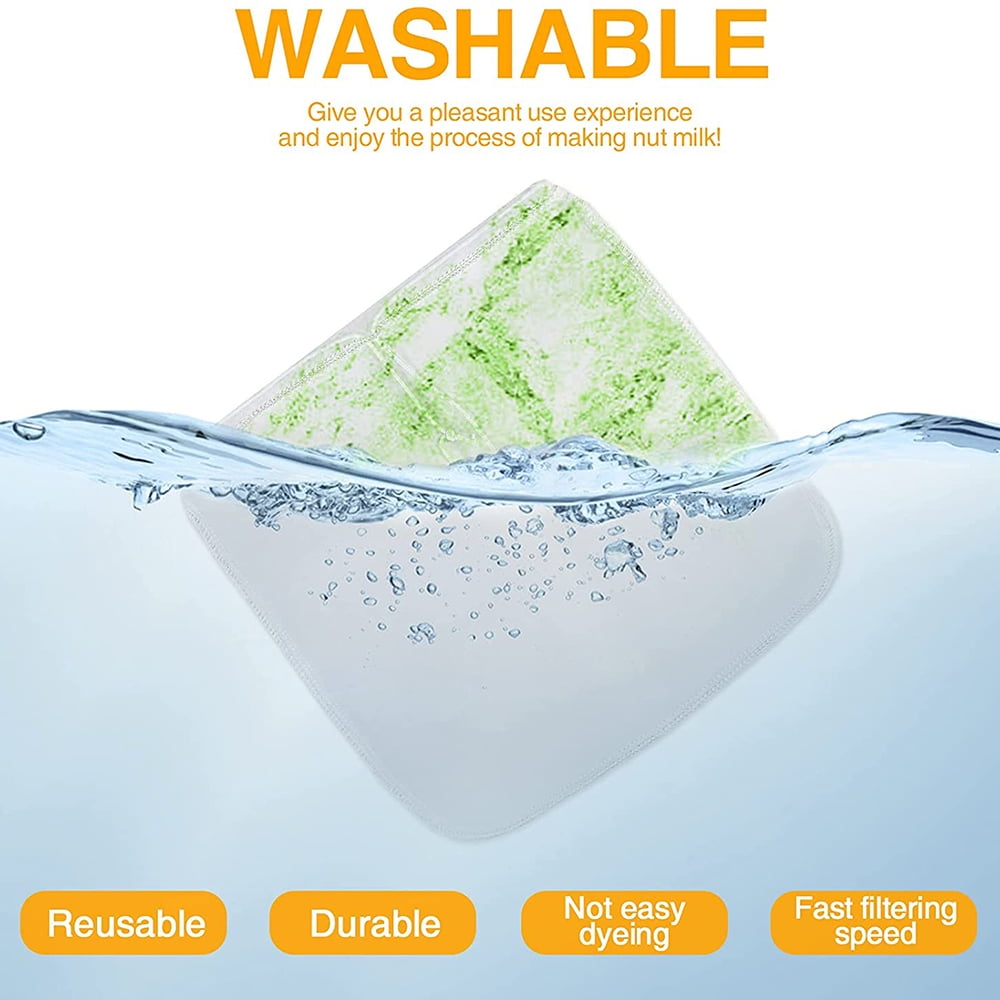 Nut Milk Bag Reusable Mesh Strainer Bag for Nut Milk Juices Cold Brew