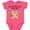 Vintage Hot Pink, variant on Inktastic My Aunt and Uncle Love Me with Cute Kitten and Flowers Boys or Girls Baby Bodysuit