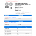 thumbnail image 2 of Front Brake Pad and Rotor Kit - Compatible with 2020 - 2023 Kia Soul 2.0L 4-Cylinder - Dynamic Friction, 2 of 2