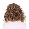 thumbnail image 6 of HPO Adult’s Long Curly Brown Slacker Wig | Cosplay Halloween Wig | Synthetic Fiber | Capless Cap, 6 of 8