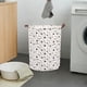 thumbnail image 5 of XWSHYW Baúles de Almacenamiento Cubo de Almacenamiento de Lino y Algodón de Cabric, Cesta Impermeable para Ropa, Juguetes, Zapatos y Sombreros, Cesta para El Hogar, Cesta para La Colada, Cesta para L, 5 of 7