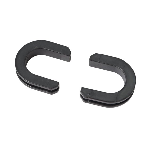 2 uds. Kits de acoplamiento de respaldo, forma de C negro/plástico/almohadilla, Kit de clips de acoplamiento para portaequipajes Touring Yotijar Acoplamiento del respaldo