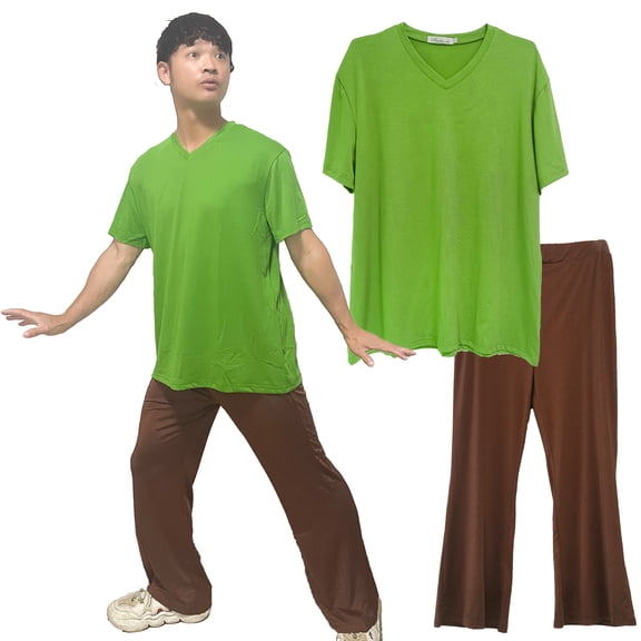 Halloween Costume for Men Shirt and Pants Set Cosplay.