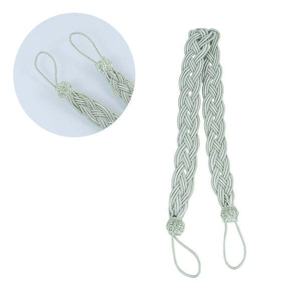 TEHAUX  2 PCS Macrame Curtain Tie Cafe Tiebacks Polyester