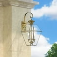 thumbnail image 2 of Livex Lighting Westover Outdoor Wall Lantern in Antique Brass, 2 of 14