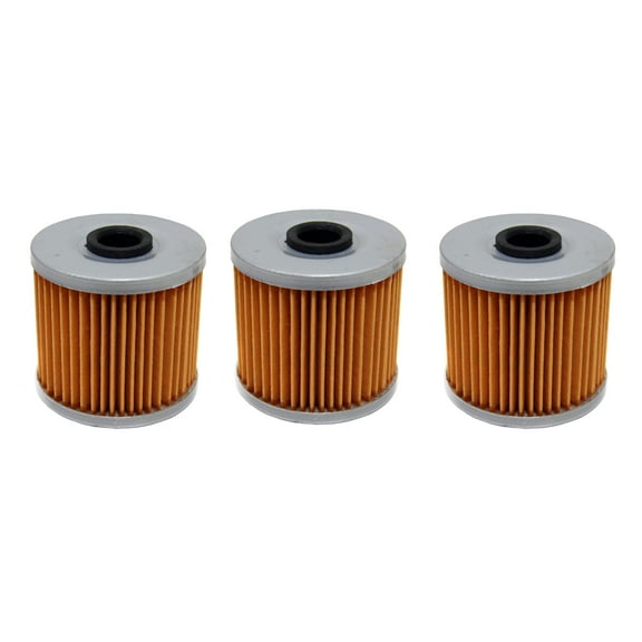 3 Pack Oil Filters fits Kawasaki Bayou 220 250 & 300 Lakota 300 & Mojave 250