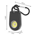 thumbnail image 3 of ¡Rebajas Grandes!, Sirenas de alarma personal para mujeres - Alarma personal para mujeres, niños y ancianos - Sirenas de llavero con luz estroboscópica LED de 125 DB Akmoler, 3 of 9