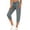 *1-Gray, variant on VBVC Women's Drawstring Cargo Capri Pants, Casual Breathable Mid Calf Utility Trousers For Women, Ladies' Outdoor Hiking Pants with Pockets,Army Green,S-3XL