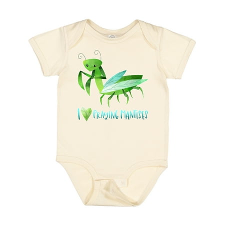 

Inktastic I Love Praying Mantises Gift Baby Boy or Baby Girl Bodysuit