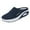 Dark Blue, variant on keusn knit mesh wedge slide shoes for women air cushion slip on orthopedic walking shoes with arch support casual comfort platform walking shoes dark blue size 9