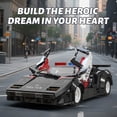 thumbnail image 3 of Honchoes Police Car Building Set Compatible with Lego City Car Toy Gift for Adults Boys 1383 PCS, 3 of 9