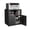 Black, variant on Gaderth Mobile File Cabinet,Under Desk Rolling Printer Stand,Metal Printer Table With 2 Doors & Storage Shelf,Rolling Printer Cart For Small Spaces Garage Home Office Workshop