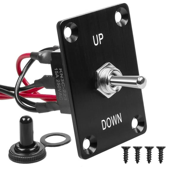 1Pc Rocker Toggle Switches 6Pin 3 Position (On)-Off-(On) Up/Down Polarity Switch